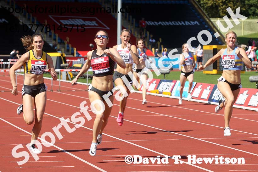 Womens 400 metres hurdles, 2019 Muller British Championships, Alexander Stadium, Birmingham. Photo: David T. Hewitson/Sports for All Pics